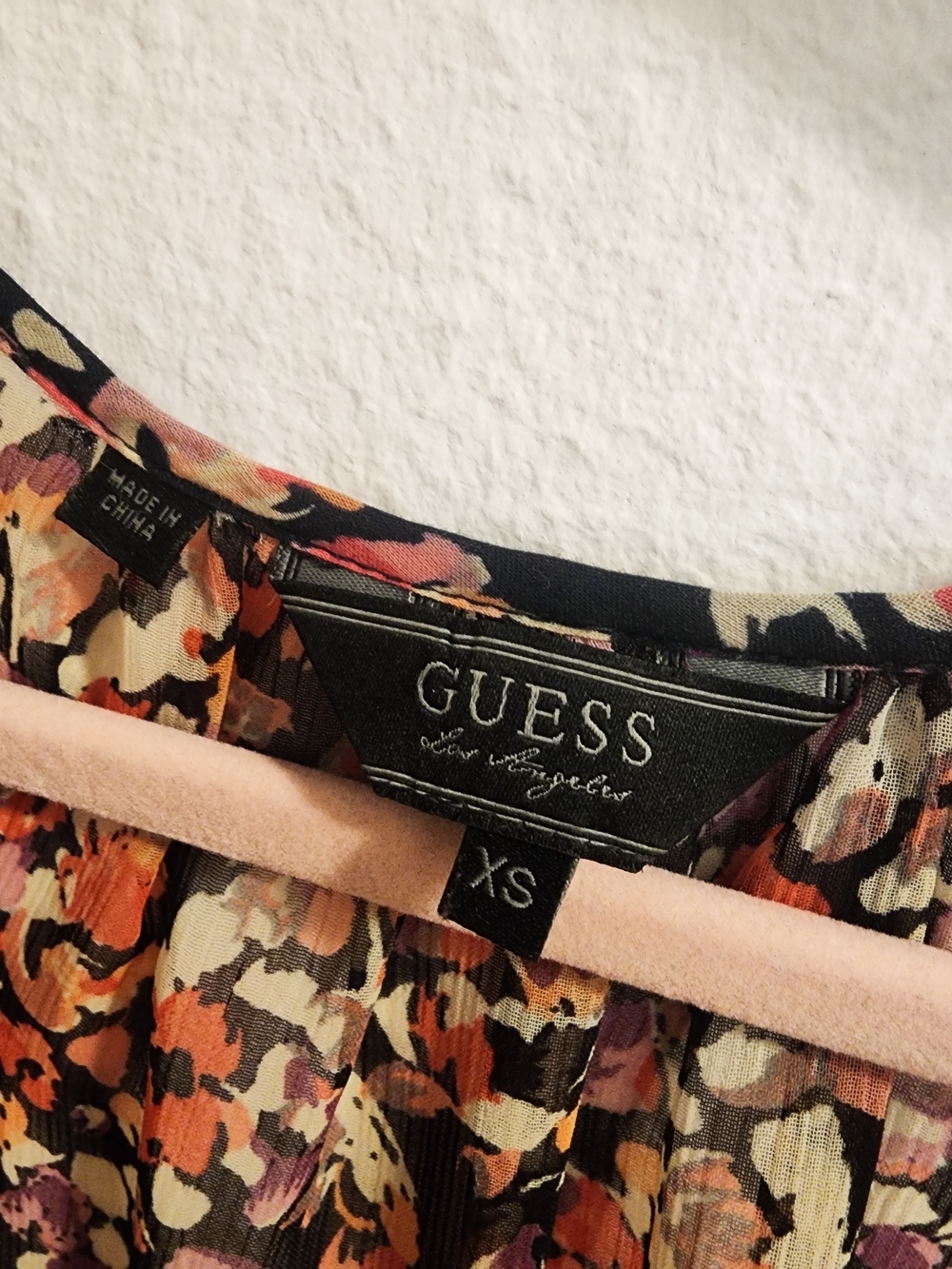 Guess Floral Sheer Sleeveless Camisole - XS - Picture 3 of 7